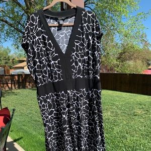 Midi Dress fun animal print